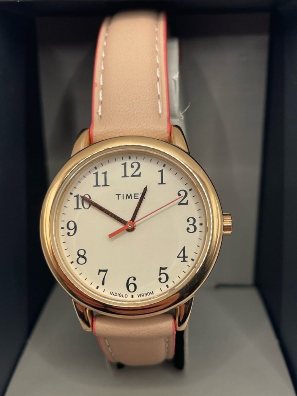 Timex TW2R62800 - Womens Easy Reader, Pink /Rose-Gold-Tone/Cream, 30mm
